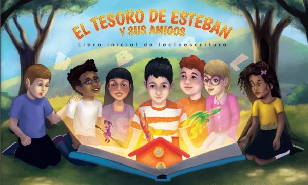 El Tesoro de Esteban y sus Amigos (PDF a Color) – Aprende a Leer y Escribir en Español